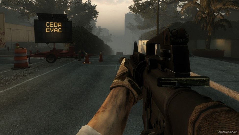 Battlefield 3 M16 Left 4 Dead 2 Gamemaps