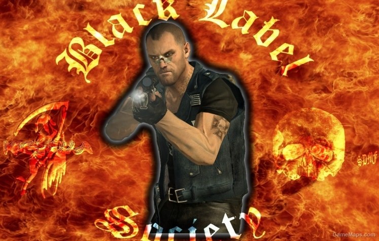Black Label Society Denim Amp Leather Francis Body Left 4 Dead - Black label society hells angels