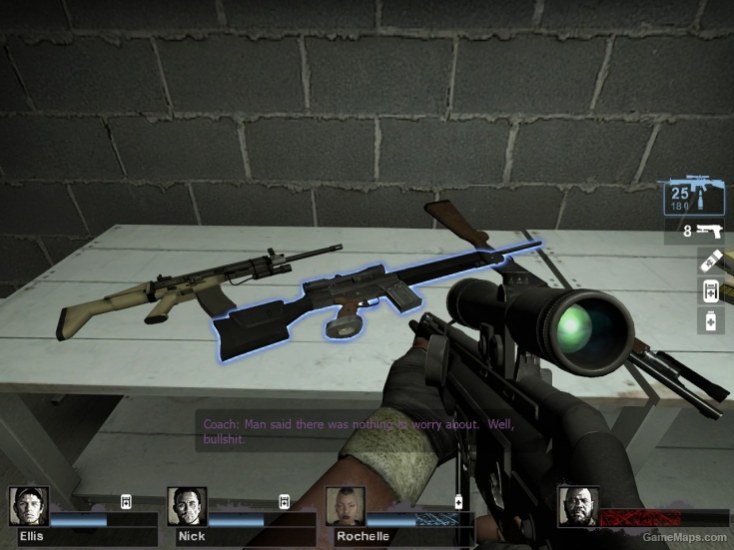 Bo1 Psg 1 Alt Anims For G3 Left 4 Dead 2 Gamemaps