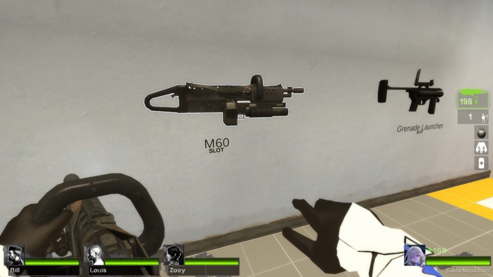 codghosts kac chainsaw(m60) (200 bullet script) v2 (left 4 dead