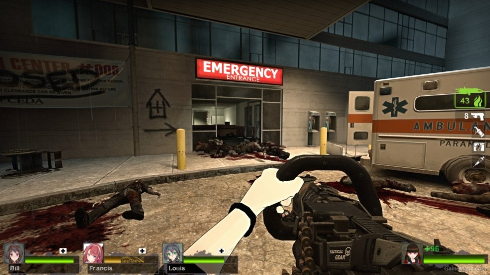 codghosts kac chainsaw(m60) (200 bullet script) v2 (left 4 dead