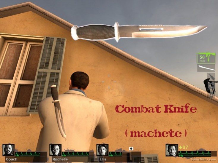 Combat Knife Machete Left 4 Dead 2 Gamemaps