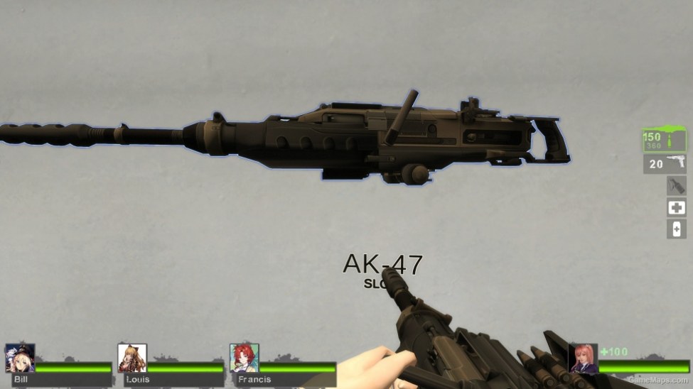 Crysis 2 Hmg V2 New Animations Akm Left 4 Dead 2 Gamemaps
