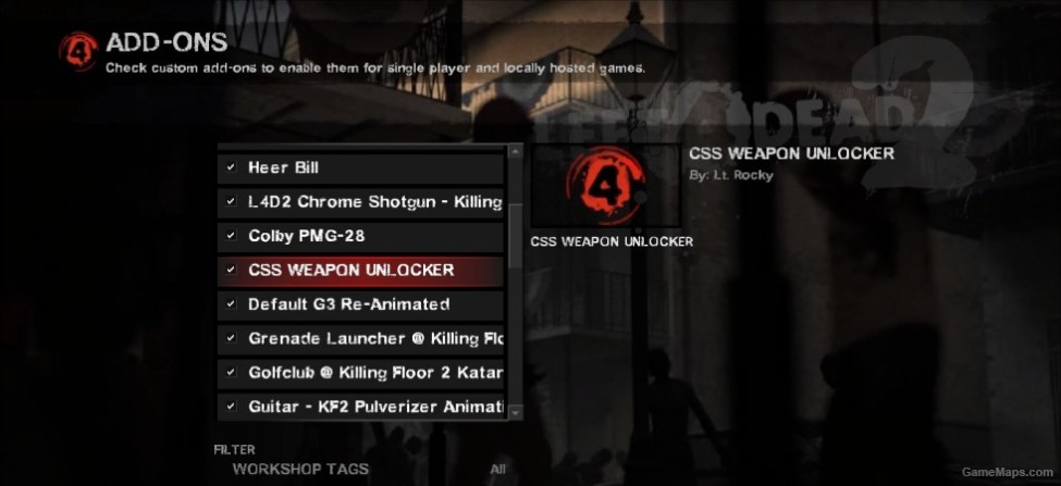 Css Weapon Unlocker Update Left 4 Dead 2 Gamemaps