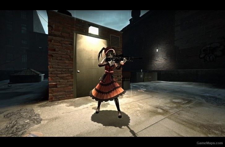 Date A Live Kurumi Skin For Zoey Left 4 Dead 2 Gamemaps