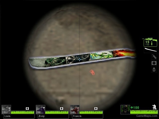 Dragons And Titans Hellfire Machete Left 4 Dead 2 Gamemaps - 