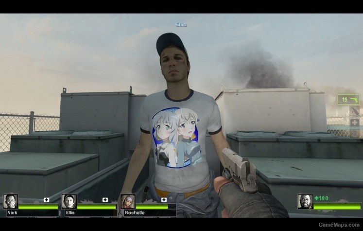 Wallpaper Ellis Strike Witches Shirt Left 4 Dead 2 Gamemaps Desktop Wallpaper Free