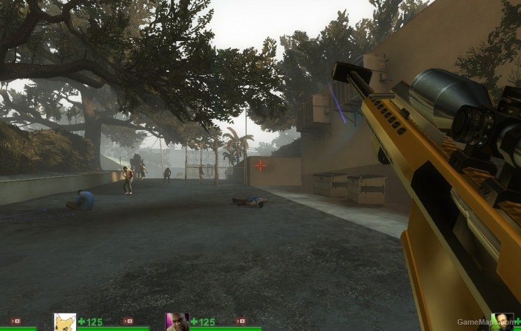 Gold barrett 50.cal(v1.1) (Left 4 Dead 2) - GameMaps