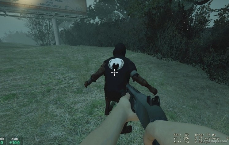 Guy Fawkes Anonymous Hunter Left 4 Dead 2 Gamemaps