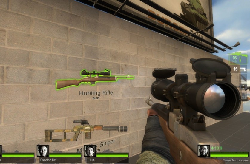 Hunting Rifle Upgrade Left 4 Dead 2 Gamemaps