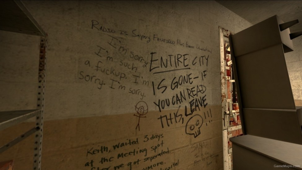 Improved Saferoom Graffiti (Left 4 Dead 2) GameMaps