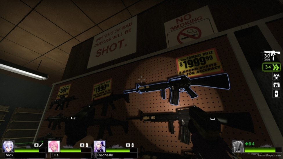 Insurgency M16A4 - Marked (Desert Rifle) (Left 4 Dead 2) - GameMaps