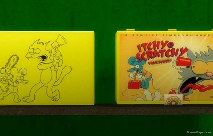 itchy and scratchy fireworks