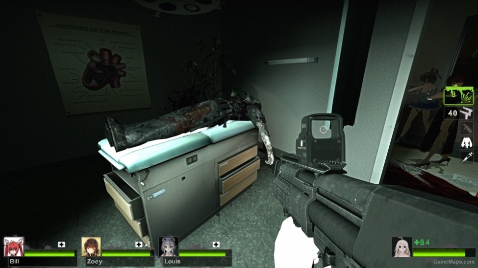 John Wick S Kel Tec Ksg V3 Chromeshotgun Left 4 Dead 2 Gamemaps
