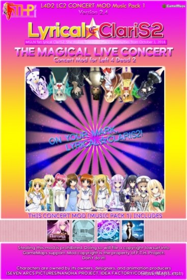 Lyrical Claris2 Concert Mod V2 Music Pack 1 Left 4 Dead 2