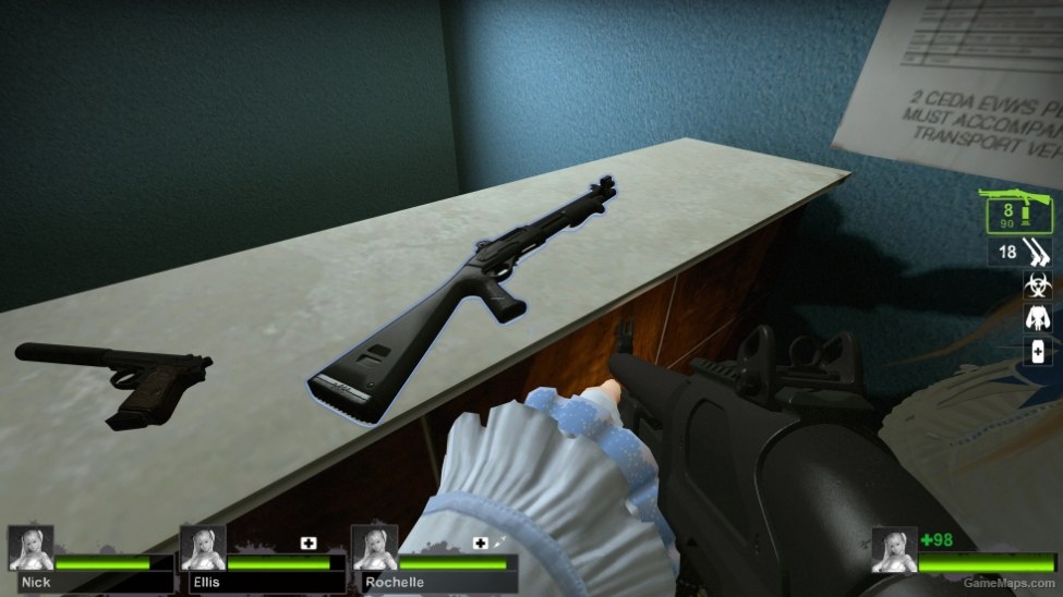 M870 From Codmw 19 Remove Camera Shake Chrome Shotguns Sound Fix Ver Request Left 4 Dead 2 Gamemaps