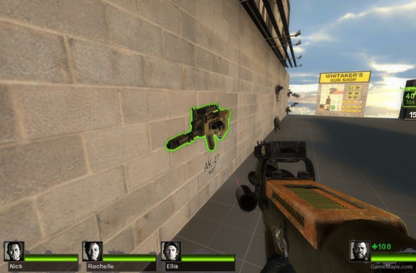 Metro Kalash 2012 Unsuppressed (AK-47) (Left 4 Dead 2) - GameMaps