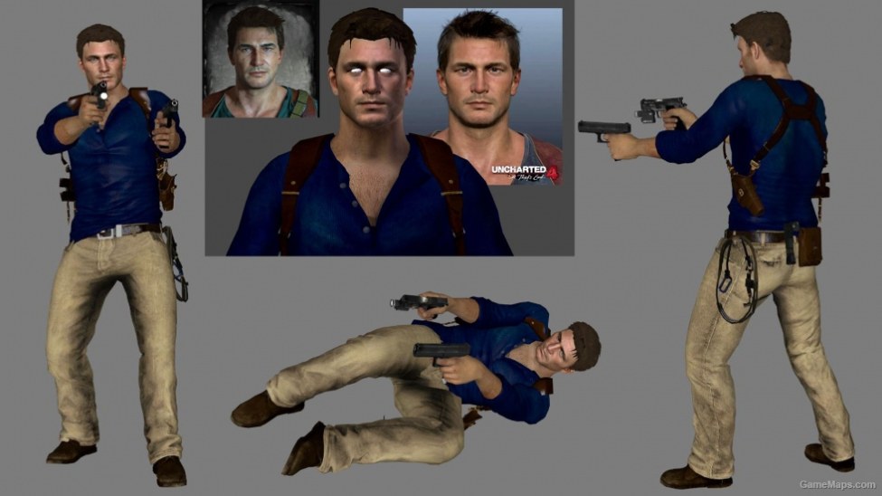 Nathan Drake Uncharted 4 Left 4 Dead 2 Gamemaps