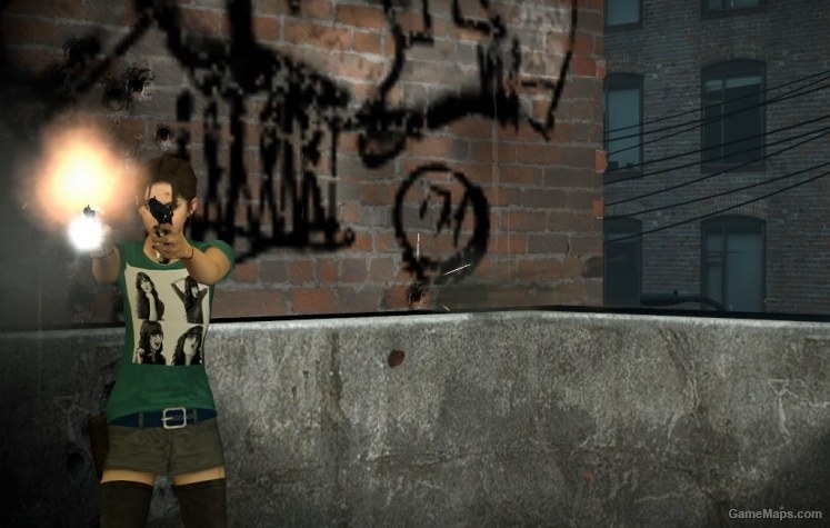 New Girl Teenangst Zoey Left 4 Dead 2 Gamemaps