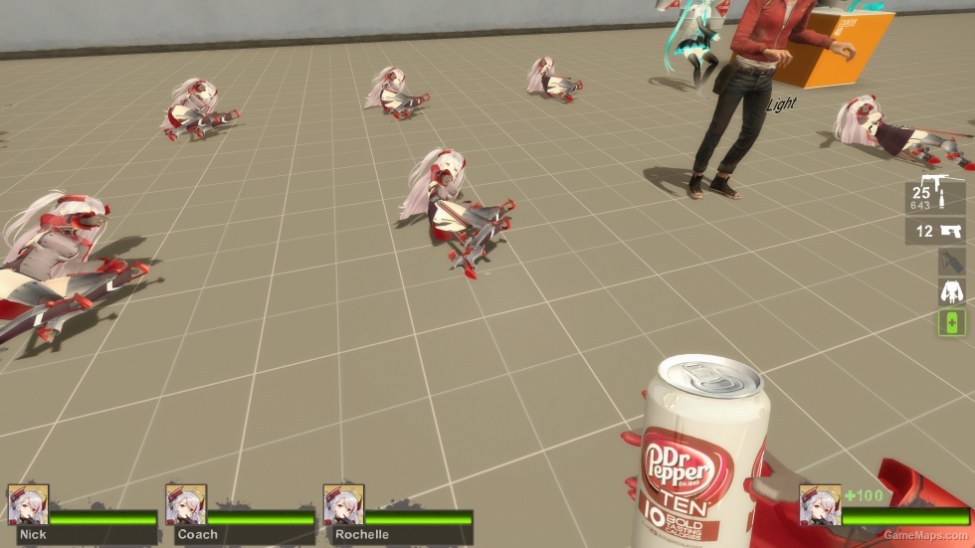 Prinz Eugen Azur Lane Minecraft Skin Only Azur Lane Prinz Eugen Zoey Left 4 Dead 2 Gamemaps only azur lane prinz eugen zoey left 4