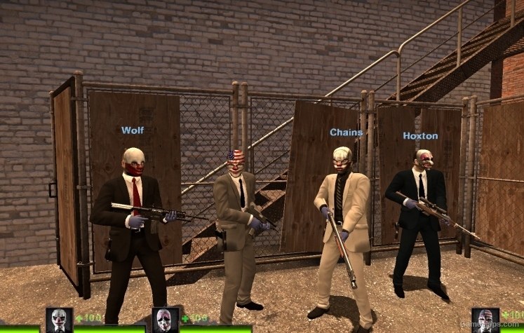 Payday The Heist Survivors L4d2 Survivors Single Player Left