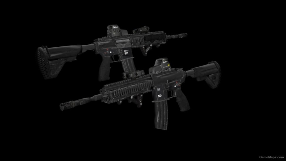 PUBG - Tactical Black HK-416 [M16] (Left 4 Dead 2) - GameMaps