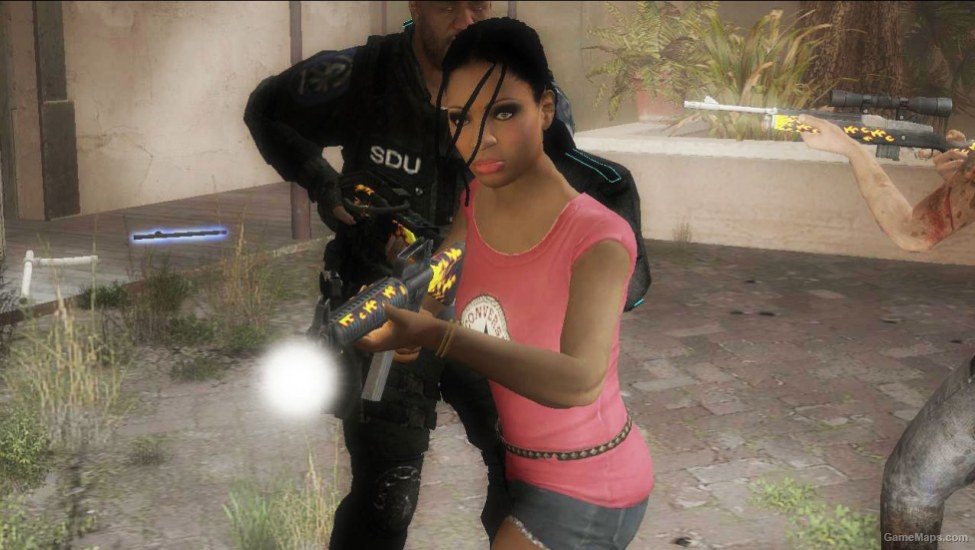 Real Girl Rochelle Beta Hair Shorts Left 4 Dead 2 Gamemaps