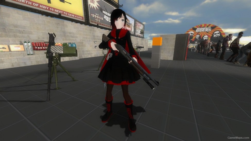 Rwby Ruby Rose Rochelle Left 4 Dead 2 Gamemaps