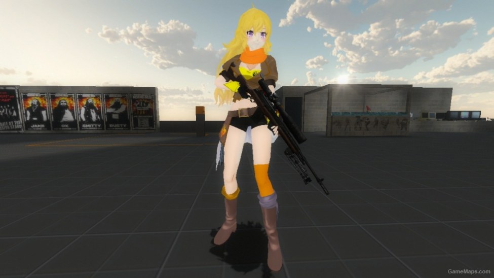 Rwby Yang Xiao Long Ellis Left 4 Dead 2 Gamemaps