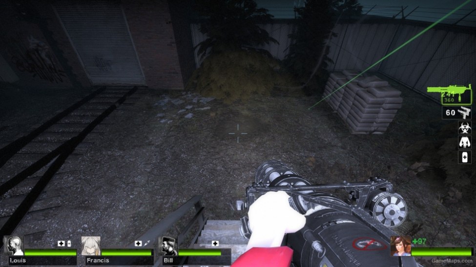 serious sam 3 xm214 a minigun ak47 left 4 dead 2 gamemaps