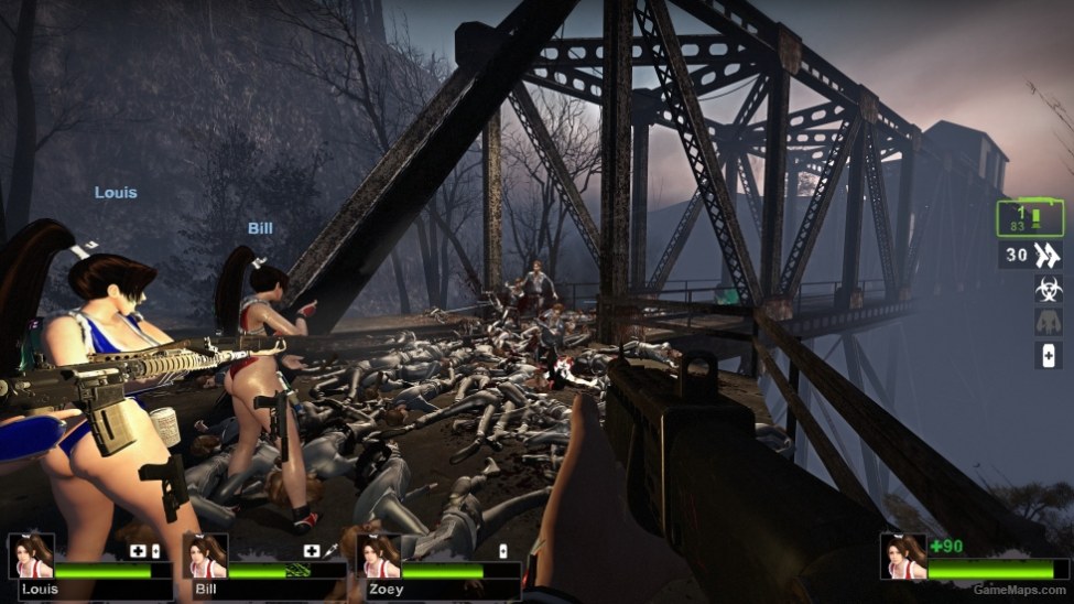 Sexy Zoey common infected (Left 4 Dead 2) - GameMaps