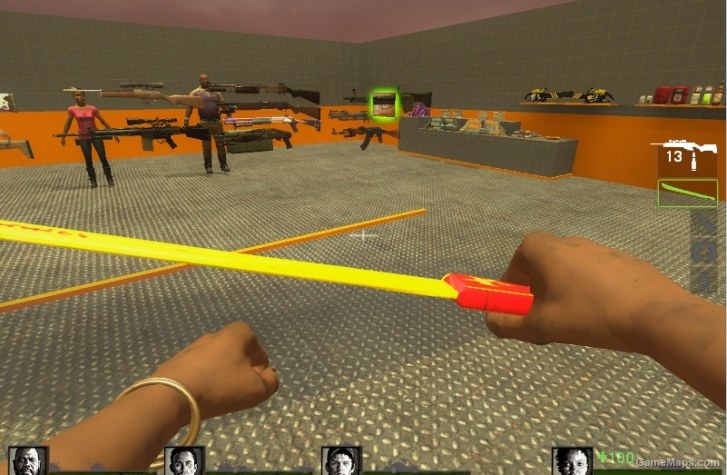 Sunset Shimmer Machete Left 4 Dead 2 Gamemaps