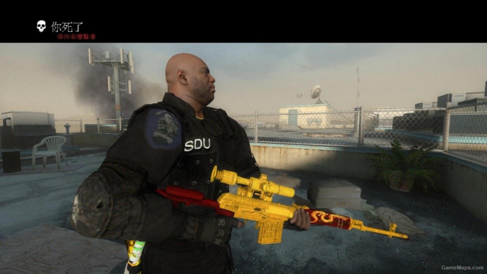 Svd Dragunov Sniper Rifle Left 4 Dead 2 Gamemaps
