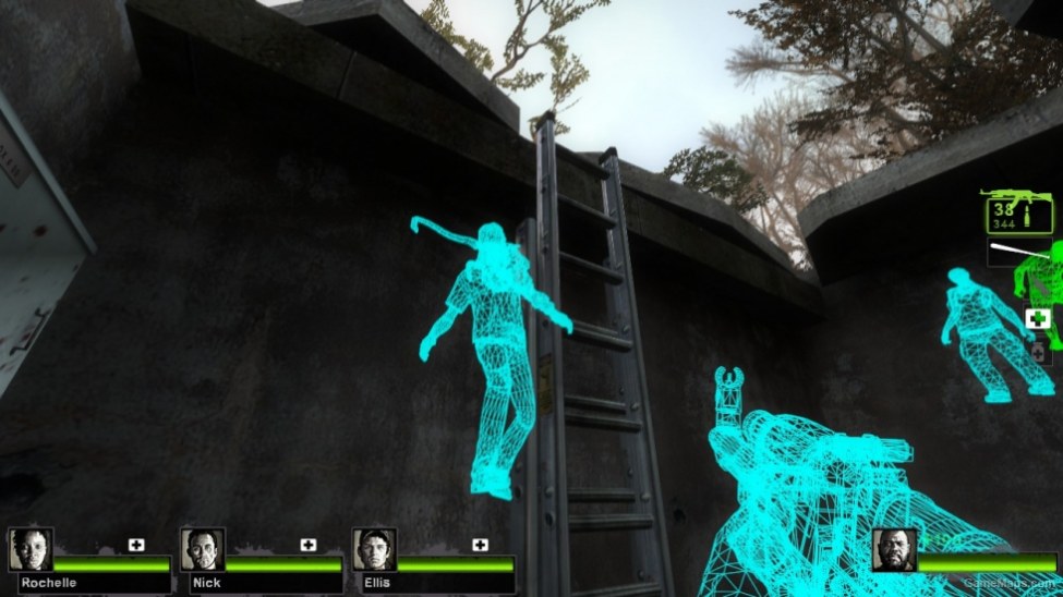 Wireframe Mode Left 4 Dead 2 Gamemaps