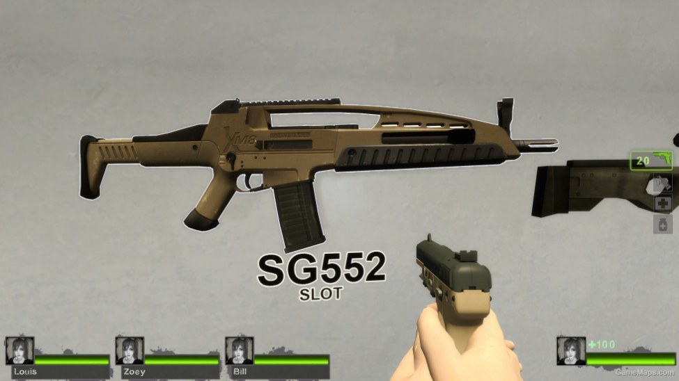 Xm8 Assault Rifle Sg552 Request Left 4 Dead 2 Gamemaps