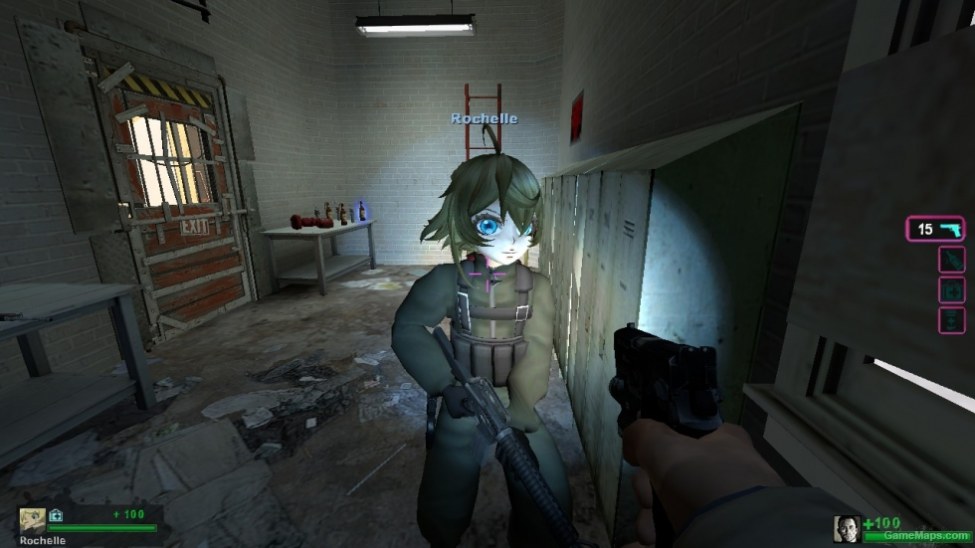 Youjo Senki Tanya Degurechaff Rochelle Left 4 Dead 2