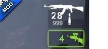 10 slots, 2 guns, infinite ammo
