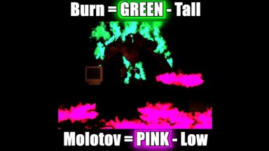 [FX] High Vis Fire = Pink Flame Green Burn