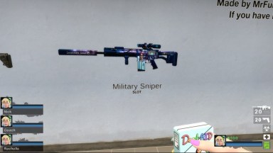 [Lain] COD FN SCAR17 - Lain Custom Gun Body Lingyin (Military Sniper Rifle)