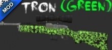  Tron (green) weapon skinpack