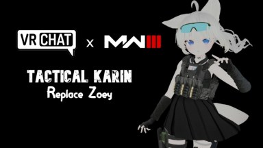 [VRCxMWIII] Tactical Karin replace Zoey