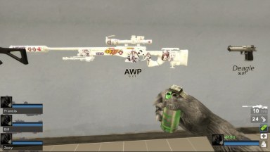 [Wife's Gun] L115A3 T1 Chocolate and Vanilla Cat Girl [AWP] (Sound fix Ver, request)