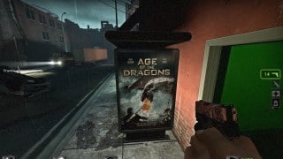 Age of the Dragons bus stop ad