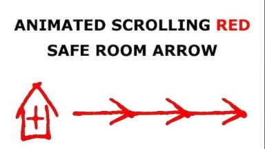 Animated scroll arrow