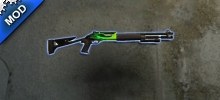 Autoshotgun green flames 