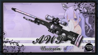 AWP 碧蓝航线 独角兽 （荧光）# AWP Azur Lane Unicorn (Glow)