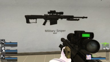 Barret M107-AX (Replaces Military Sniper)