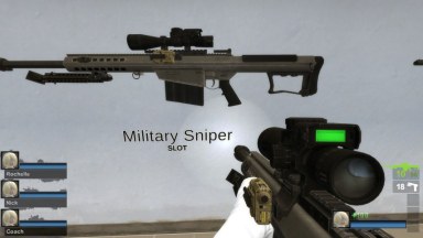 Barret M107-AX Grey (Replaces Military Sniper)