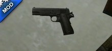 Black 1911 Arbys pistol animations