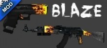 Blaze weapon camo skin pack